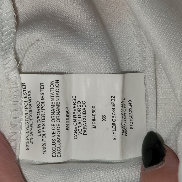 GB | Chevron Stripe Long Sleeve Dress - Picture 4 of 4